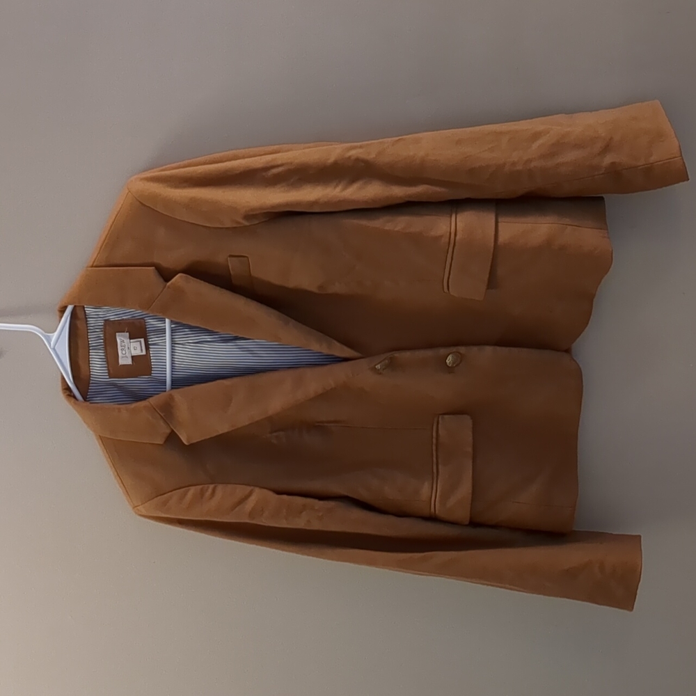 J. Crew women's Original School Boy Blazer, Camel, size 12
